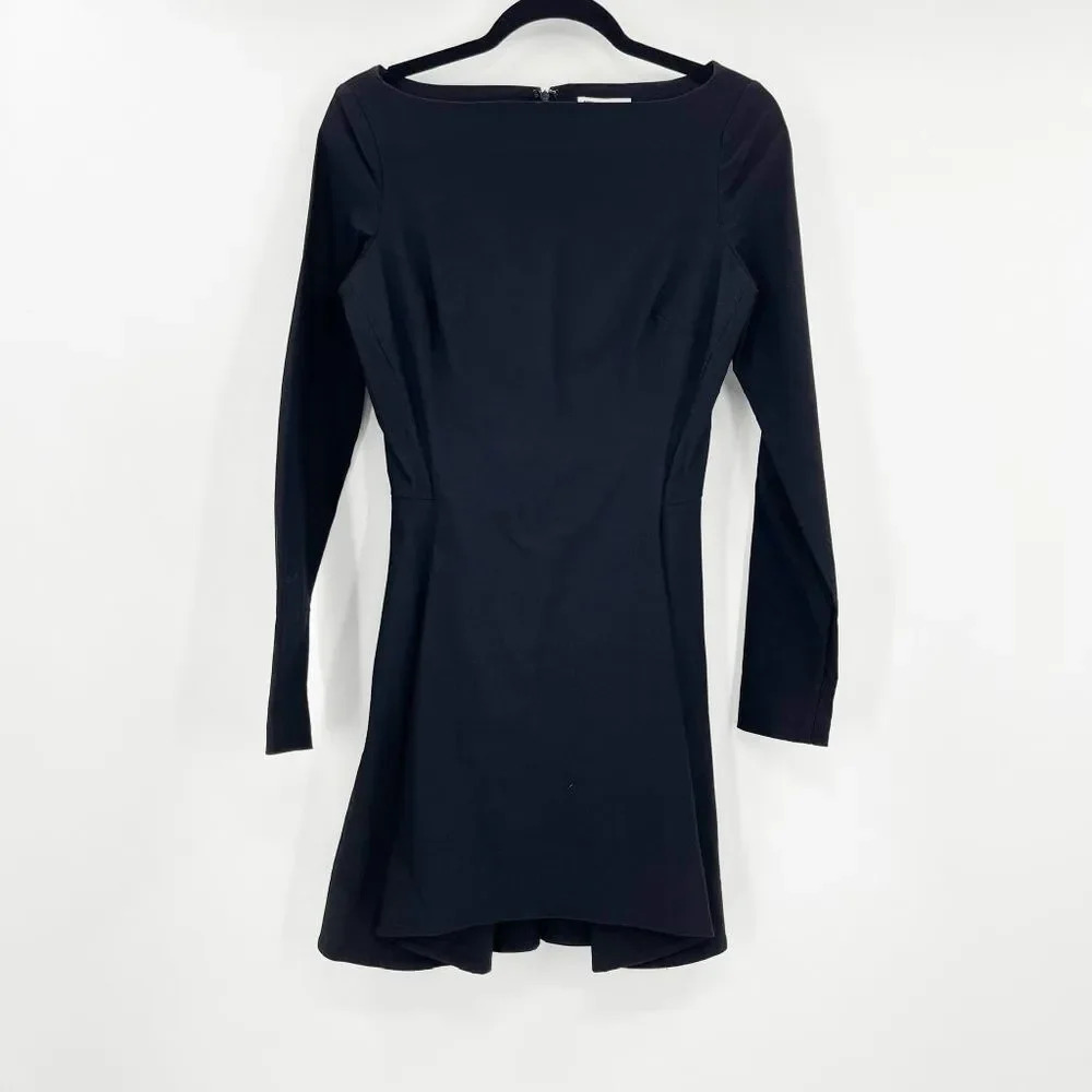 Opening Ceremony Mini Dress Women's Size 4 Black Long Sleeve Fit & Flare Solid